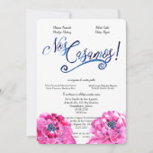 NO CASAMOSの水彩画スペインのなWEDDINの招待状 招待状 (正面)