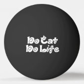 No Cat No Lifeピンポンボール 卓球ボール (裏面)