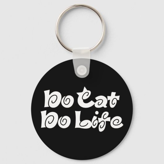 No Cat No Life Keychain キーホルダー (正面)