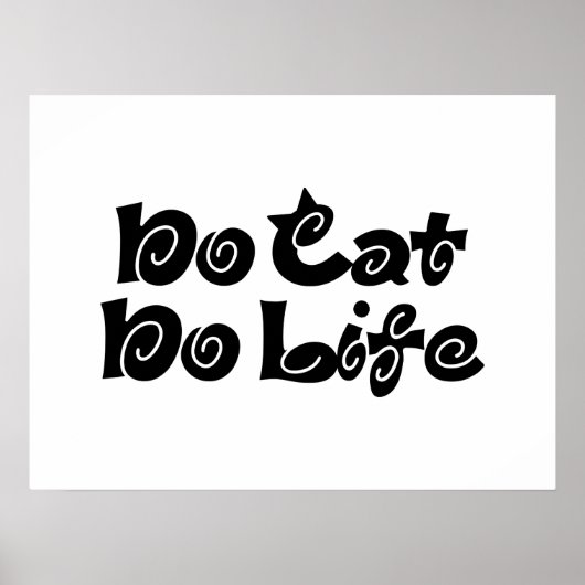 No Cat No Life Poster ポスター (正面)