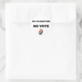 NO CEASFIRE NO VOTEスイカなしパレスチナ ラウンドシール (バッグ)