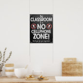 No Cellphones Allowed Classroom Poster ポスター (キッチン)
