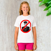 No Chauffeur Allowed Symbol Funny Warning Tシャツ
