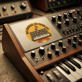 No Chords, No Problem – Synth Nerd Humor ラウンドシール