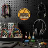 No Chords, No Problem – Synth Nerd Humor ラウンドシール