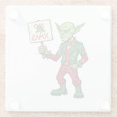 No Christmas – Rebel Alien Style ガラスコースター (裏面)