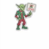 No Christmas – Rebel Alien Style シール (正面)