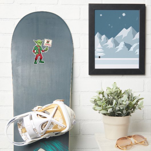 No Christmas – Rebel Alien Style シール (スノーボード)