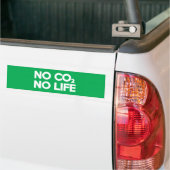 NO CO2 NOライフ バンパーステッカー (トラック上)