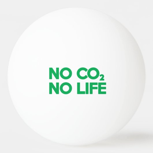 NO CO2 NOライフ 卓球ボール (正面)