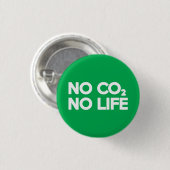 NO CO2 NOライフ 缶バッジ (正面&裏面)