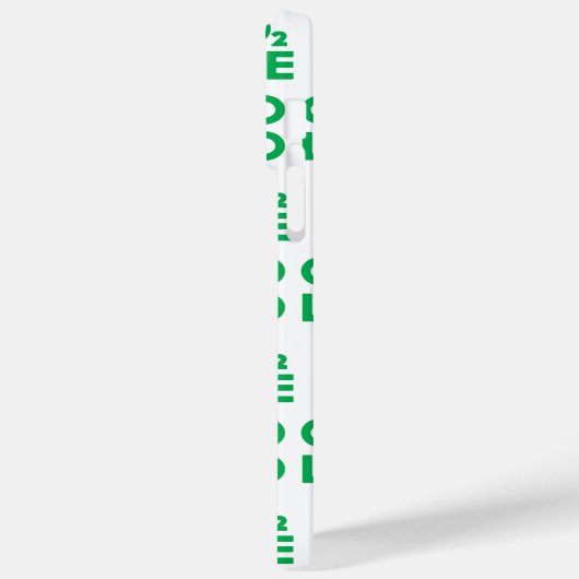 NO CO2 NOライフ Case-Mate iPhoneケース (裏面 / 左)