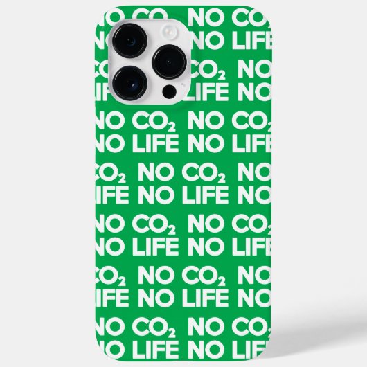 NO CO2 NOライフ Case-Mate iPhoneケース (裏面)