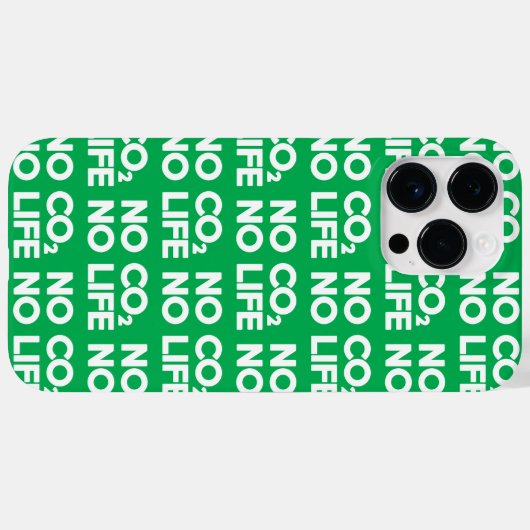 NO CO2 NOライフ Case-Mate iPhoneケース (裏面 (横))