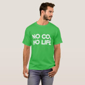 NO CO2 NOライフ Tシャツ (正面フル)
