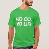 NO CO2 NOライフ Tシャツ (正面)