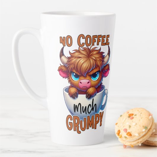 No Coffee Much Grumpy カフェラテマグ (インサイチュ)