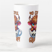 No Coffee Much Grumpy カフェラテマグ (正面)