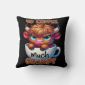 No Coffee Much Grumpy  クッション (裏面)