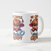 No Coffee Much Grumpy  ジャンボコーヒーマグカップ (正面右)