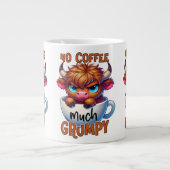 No Coffee Much Grumpy  ジャンボコーヒーマグカップ (正面)