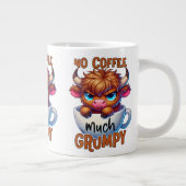 No Coffee Much Grumpy  ジャンボコーヒーマグカップ (右)
