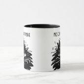 No Coffee Noトーキー疲れた黒い不機嫌猫おもしろい マグカップ (中央)
