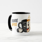 No Coffee No Conversation マグカップ (正面左)