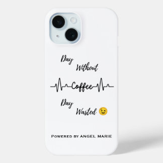 "No Coffee, No Life" iPhone / iPadケース iPhone 15ケース