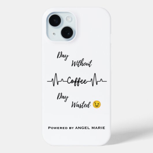 "No Coffee, No Life" iPhone / iPadケース Case-Mate iPhoneケース (裏面)