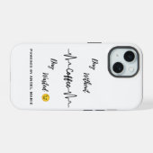 "No Coffee, No Life" iPhone / iPad カバー (裏面横)