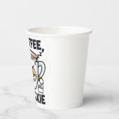 No Coffee, No Talkie 紙コップ (左)