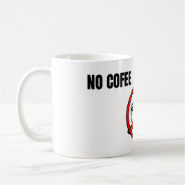 No Coffee No Trading Minimal Humor Design コーヒーマグカップ