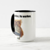No coffee, No workee マグカップ (正面左)