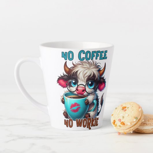 No Coffee No Workie カフェラテマグ (インサイチュ)