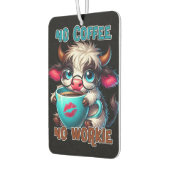 No Coffee No Workie カーエアーフレッシュナー (左)