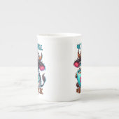 No Coffee No Workie  ボーンチャイナマグカップ (正面)