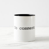 /*No comment*/のマグ ツートーンマグカップ (中央)