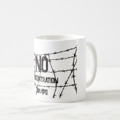 No Concentration Camps Coffee Mug コーヒーマグカップ (正面右)