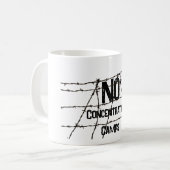 No Concentration Camps Coffee Mug コーヒーマグカップ (正面左)