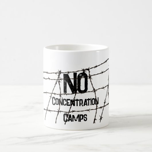 No Concentration Camps Coffee Mug コーヒーマグカップ (中央)