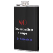 No concentration camps in America フラスク (左)