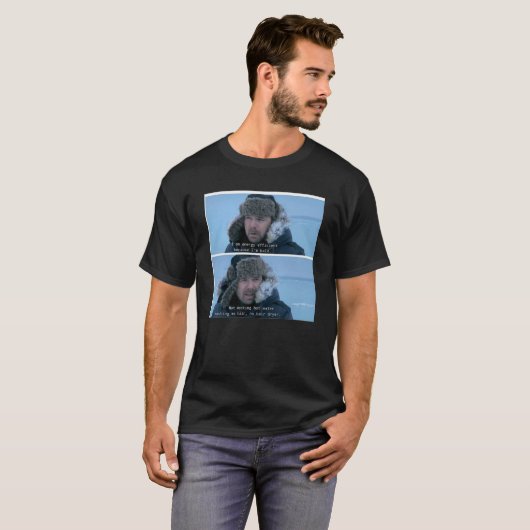 No Context Karl Pilkington - Karl is energy effici Tシャツ (正面フル)