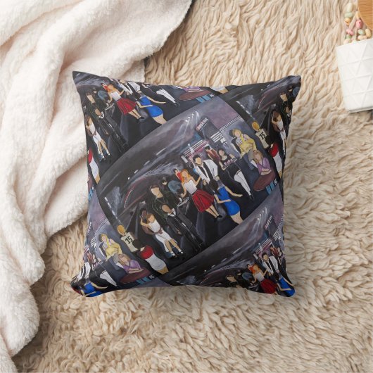 No Control Painting by Alfred Fox クッション (ブランケット)