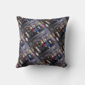 No Control Painting by Alfred Fox クッション (裏面)