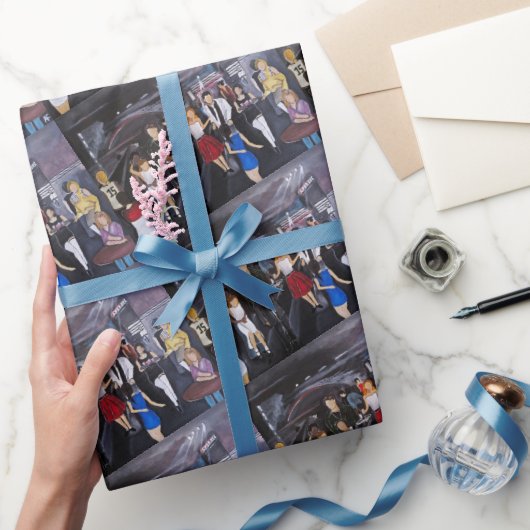 No Control Painting by Alfred Fox ラッピングペーパー (ギフト)