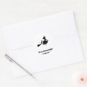 nO CREO EN LAS BRUJAS nÃO ACREDITO EM BRUXAS ラウンドシール (封筒)