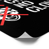 No Crown No Clown Resist Protest Dump Trump Activi ポスター (角)