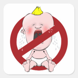 NO CRYベビー スクエアシール