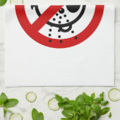 NO Cryベビー⚠タイ空港標識⚠ キッチンタオル (折り畳み)